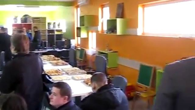 Overview of the interior of the daycare Trstenik смотреть онлайн
