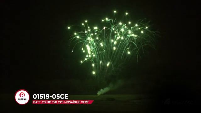 01519-05CE - BATT. 20 MM 150 CPS MOSAÏQUE VERT смотреть онлайн