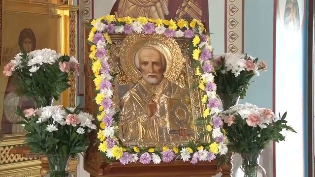 Частица мощей свт. Николая в храме села Нармушадь смотреть онлайн