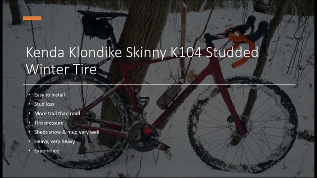 Kenda Klondike Skinny Cross K1014 Studded Tire смотреть онлайн