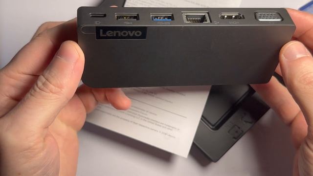 Lenovo Powered USB C Travel Hub Unboxing