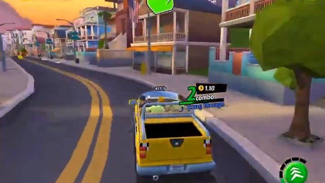 Crazy Taxi: City Rush game #2 смотреть онлайн