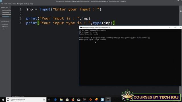 PFB #17 - Run-time Input in Python смотреть онлайн