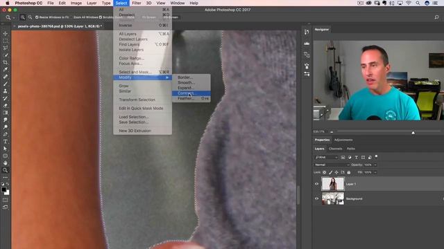 60 Second Photoshop Tip - Defringe Your Selection смотреть онлайн