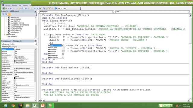 CURSO DE EXCEL PARA CONTADORES (1- 8) смотреть онлайн
