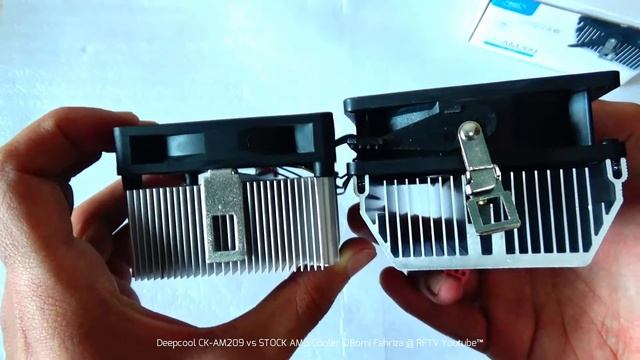 Deepcool CK-AM209 vs Stock AMD CPU Cooler смотреть онлайн