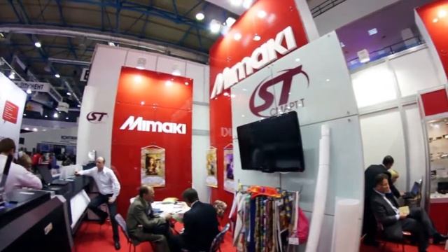 Плоттеры Mimaki на стенде Смарт-Т, Реклама-2012 смотреть онлайн