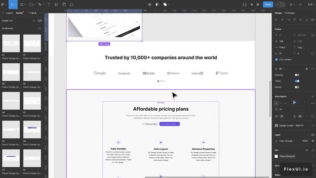 FlexUI, Flexible & Variable Figma Design System & Ui Kit смотреть онлайн