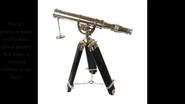 Vintage Tripod Reflecting Telescope Antique Dutch Brass Nautical Unique Eyepiece Master Stand смотреть онлайн