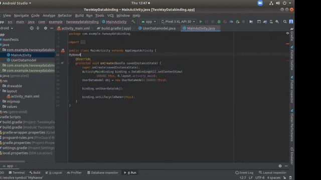 Data Binding in android studio, how to bind data in android studio смотреть онлайн