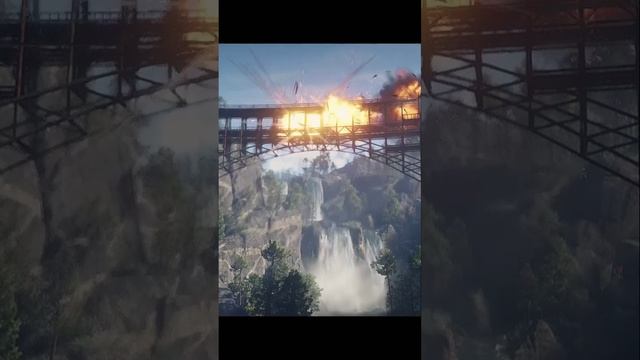 Эффектный взрыв моста смотреть онлайн