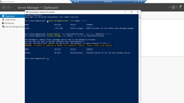 Instalación y configuración de Docker en Windows Server 2019 смотреть онлайн