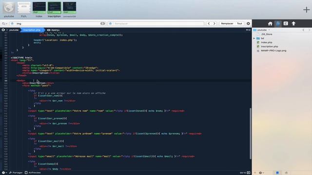 PHP #2 Formulaire d'inscription en PHP смотреть онлайн