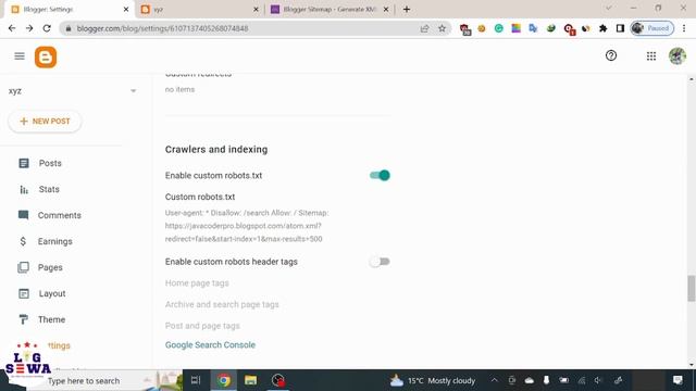 How To Generate Sitemap For Blogger 2023 ?? | Custom robots.txt - Crawlers And Indexing Setting смотреть онлайн