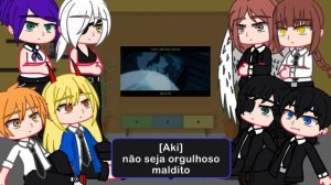 Chainsaw man Reagindo ao Rap do Sukuna - O REI DAS MALDIÇÕES | Takeru
