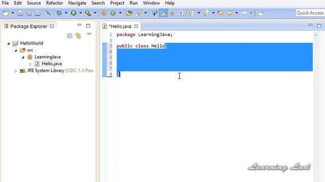 My First Java Hello World Program | Video Tutorial смотреть онлайн