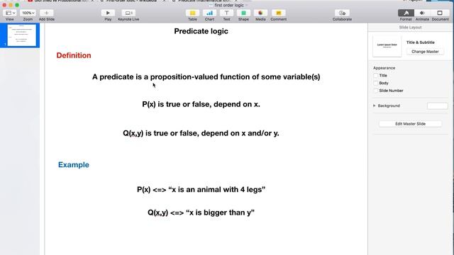 Predicate logic (định nghĩa và ví dụ) смотреть онлайн