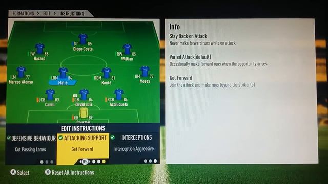 FIFA 17 Custom Tactics : FC Chelsea Antonio Conte System 3-4-3 HD смотреть онлайн