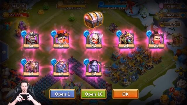 Free Rewards For F2P DONT MISS OUT Opening Hero Cards Castle Clash смотреть онлайн
