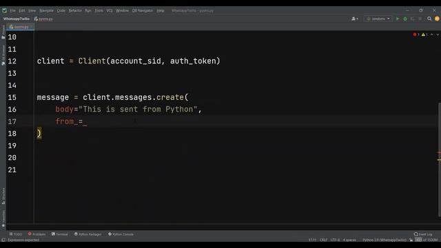 How to Send Text Message (SMS) with Python to Phone Number смотреть онлайн