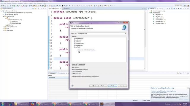 Bottom Up SOAP Web Service in Eclipse Example смотреть онлайн