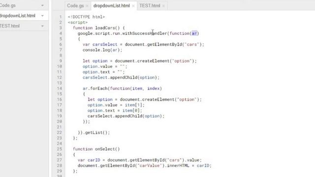 Create an HTML Form Dropdown from a Google Sheet using Google Apps Script смотреть онлайн