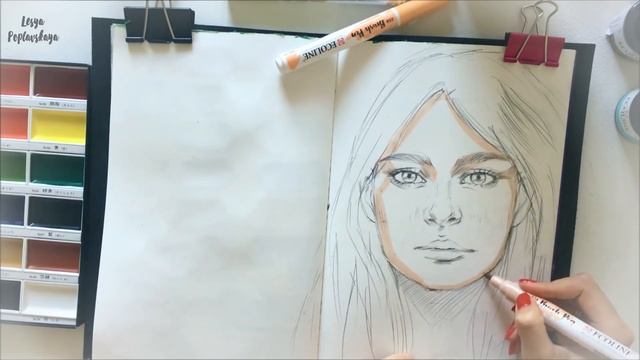 Обзор+Туториал Маркеры, Gansai, Новые Ecoline, Pinax Poseidon смотреть онлайн