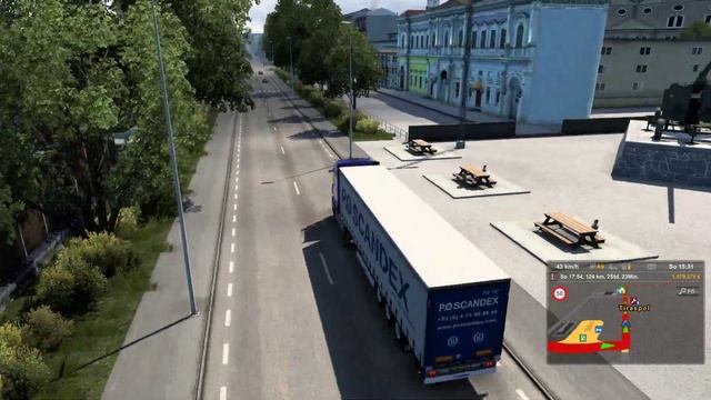 ETS2 Mit dem Actros MP5 nach Moldau / Eurotrucksimulator 2 / RoEx / 1.43 / Deutsch смотреть онлайн