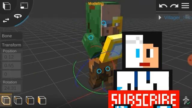 Villager Shop Keeper Minecraft Dungeons - Prisma 3D смотреть онлайн