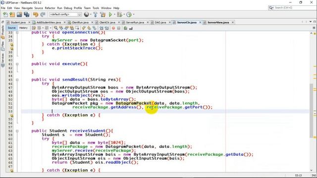 JDBC-07: UDP - Ứng dụng thêm sinh viên - phía Server. смотреть онлайн