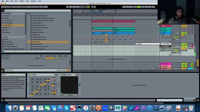 Kid Cudi ft Andre 3000 'By Design' [Beat Analysis] Ableton Live Chords and Scales Modifier смотреть онлайн