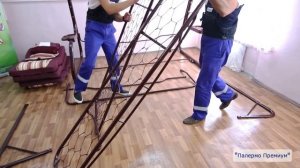 Видеоинструкция по сборке качелей садовых «Палермо Премиум» производства Ольса