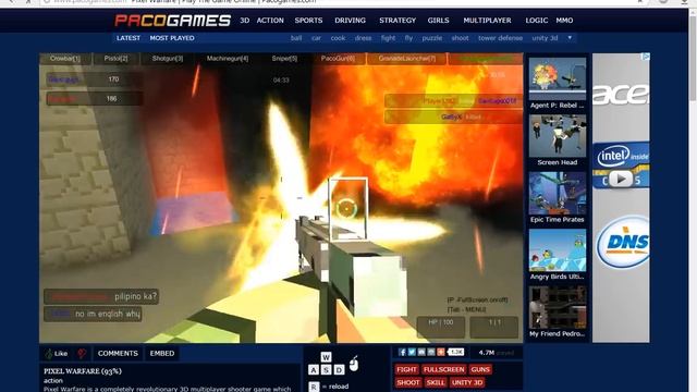Pixel Warfare hack small invisible,health, ammo [work on Pixel Warfare v2] смотреть онлайн