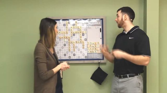 A Game the Whole Family Can Enjoy! Scrabble Deluxe 2-in-1 Wall Edition смотреть онлайн
