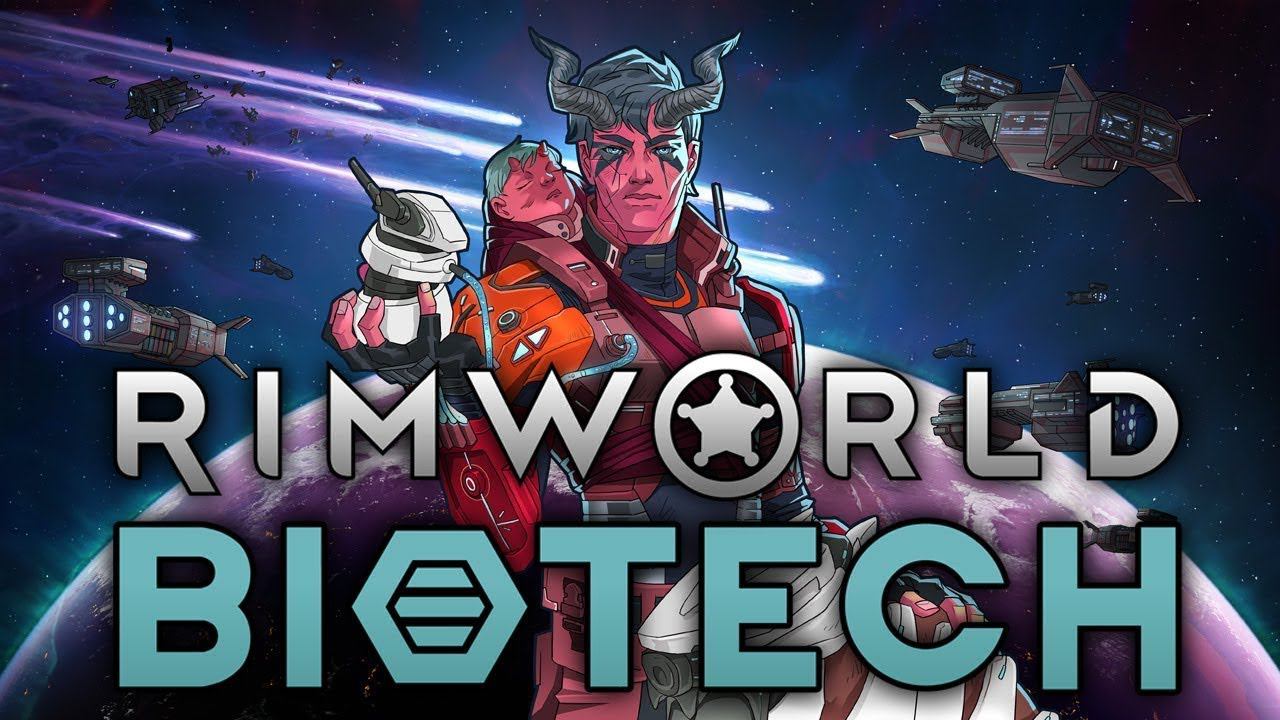 ВЫШЛО! Смотрим новое Dlc для Rimworld Biotech 1.4 (дети, генетика, механоиды)
