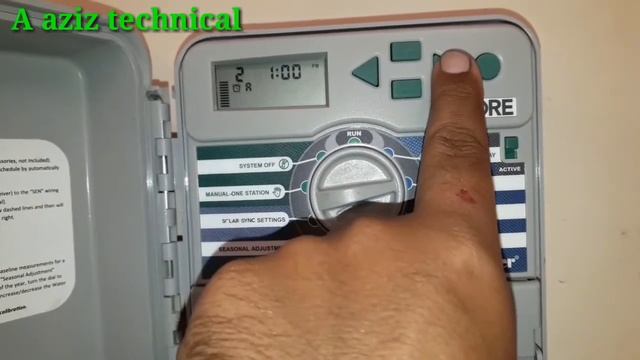 hunter X-Core sprinklers timer programming and Setting in urdu hindi. смотреть онлайн