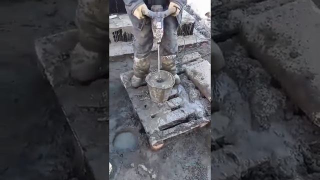 как правильно замесить раствор!)))ржака