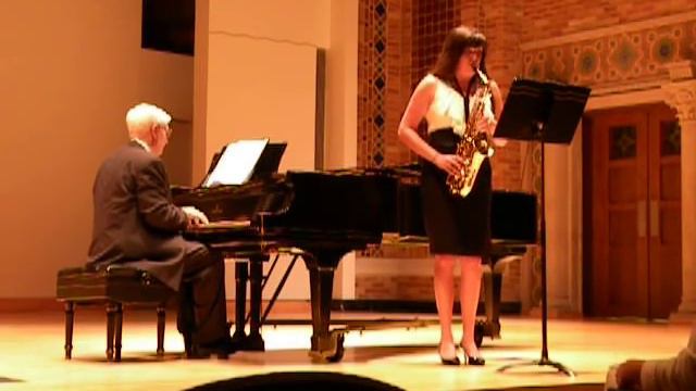 Sonata - J.F. Fasch on alto saxophone смотреть онлайн