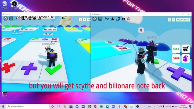 How to get Bilionare Note and scythe Limited item in pop it trading смотреть онлайн