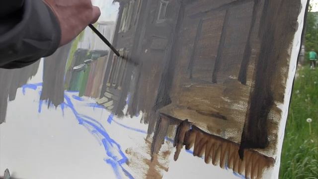 Пучков Артем. Научиться писать с натуры дом маслом смотреть онлайн