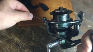 Намотка лески на катушку(одеваем леску на катушку для намотки)