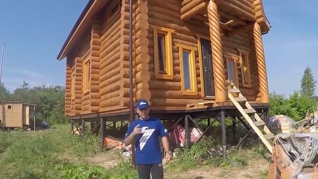 Обзор фундаментов под дома из бруса и бревна в Моск области. СВ-Фундамент смотреть онлайн
