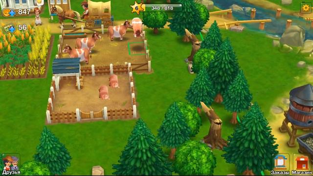 Дикий запад: Новые земли Строим ФЕРМУ мечты Детское Видео Игровой Мультик Let's play смотреть онлайн