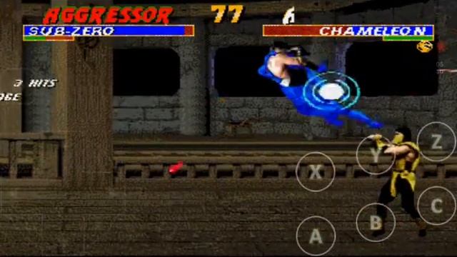 Ultimate Mortal Kombat Trilogy (Sega) Subzero / MK3 / Gameplay смотреть онлайн
