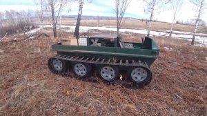 Испытание вездехода -  БОРУС 8.