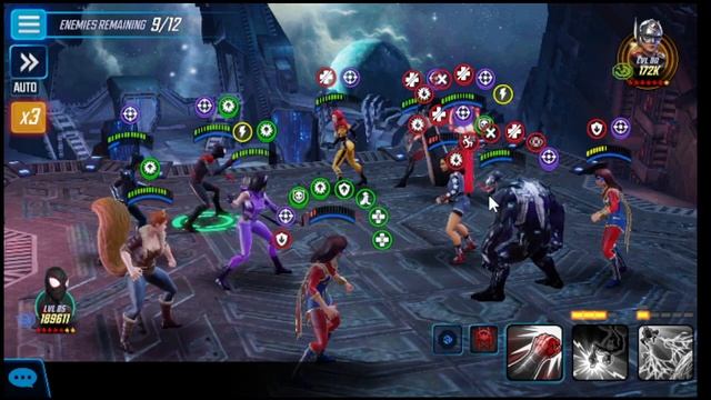 Node 10b Famine Scourge Diff 8 Marvel Strike Force смотреть онлайн
