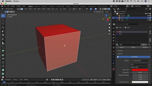 Apply Different Color to Different Faces in Blender (Multiple Materials on Same Object) смотреть онлайн