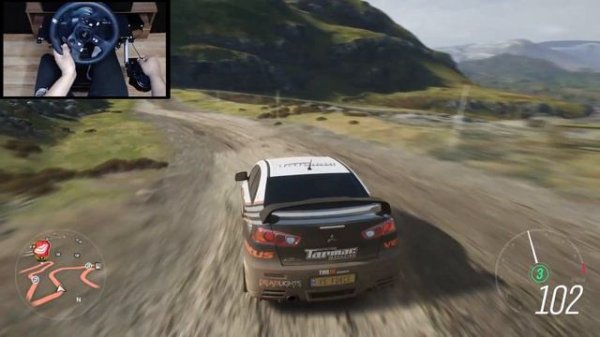 Mitsubishi Lancer Evolution X GSR - Forza Horizon 4 | Logitech G920 Steering Wheel Gameplay
