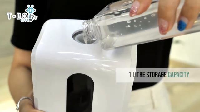 T-BOT LITE, AUTOMATIC CONTACTLESS TEMPERATURE SCANNER AND SANITIZER DISPENSER C/W TRIPOD STAND смотреть онлайн