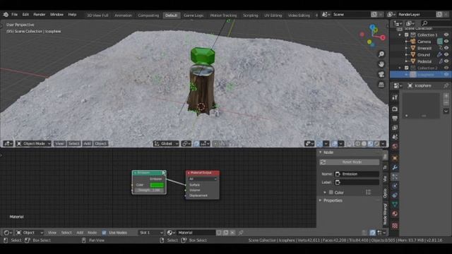 How I made "Emerald" in Blender смотреть онлайн